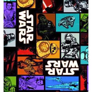 Bomuldsjersey - med starwars på